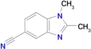 1,2-DIMETHYL-1,3-BENZODIAZOLE-5-CARBONITRILE