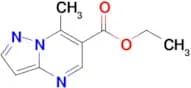 ETHYL 7-METHYLPYRAZOLO[1,5-A]PYRIMIDINE-6-CARBOXYLATE