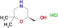 (S)-(6,6-Dimethylmorpholin-2-yl)methanol hydrochloride