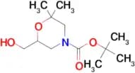 tert-butyl 6-(Hydroxymethyl)-2,2-dimethylmorpholine-4-carboxylate