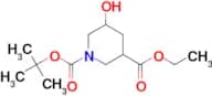 1-TERT-BUTYL 3-ETHYL 5-HYDROXYPIPERIDINE-1,3-DICARBOXYLATE
