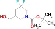 TERT-BUTYL 3,3-DIFLUORO-5-(HYDROXYMETHYL)PIPERIDINE-1-CARBOXYLATE