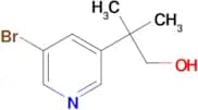2-(5-BROMOPYRIDIN-3-YL)-2-METHYLPROPAN-1-OL