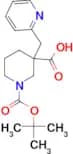 1-[(TERT-BUTYL)OXYCARBONYL]-3-PYRIDIN-2-YLMETHYLPIPERIDINE-3-CARBOXYLIC ACID