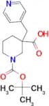 1-[(TERT-BUTYL)OXYCARBONYL]-3-PYRIDIN-4-YLMETHYLPIPERIDINE-3-CARBOXYLIC ACID