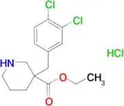 ETHYL 3-(3,4-DICHLOROBENZYL)PIPERIDINE-3-CARBOXYLATE HCL