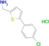 [5-(4-CHLOROPHENYL)-2-THIENYL]METHYLAMINE HCL
