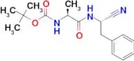 TERT-BUTYL (S)-1-((S)-1-CYANO-2-PHENYLETHYLAMINO)-1-OXOPROPAN-2-YLCARBAMATE