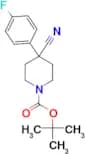 TERT-BUTYL 4-CYANO-4-(4-FLUOROPHENYL)PIPERIDINE-1-CARBOXYLATE