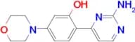 2-(2-AMINOPYRIMIDIN-4-YL)-5-MORPHOLINOPHENOL