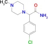 2-(4-CHLOROPHENYL)-2-(4-METHYLPIPERAZIN-1-YL)ACETAMIDE
