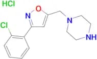3-(2-CHLOROPHENYL)-5-(PIPERAZIN-1-YLMETHYL)ISOXAZOLE HCL