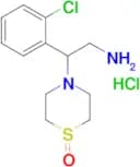 2-(2-CHLOROPHENYL)-2-THIOMORPHOLINO-OXIDE ETHANAMINE HCL