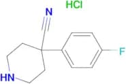 4-(4-FLUOROPHENYL)PIPERIDINE-4-CARBONITRILE HYDROCHLORIDE