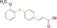 (E)-3-(4-(2-METHOXYPHENYLTHIO)PHENYL)ACRYLIC ACID