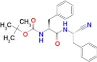 TERT-BUTYL  (S)-1-((S)-1-CYANO-2-PHENYLETHYLAMINO)- 1-OXO-3-PHENYLPROPAN-2-YLCARBAMATE