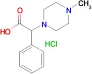 2-(4-METHYLPIPERAZIN-1-YL)-2-PHENYLACETIC ACID HCL