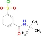 3-(TERT-BUTYLCARBAMOYL)BENZENE-1-SULFONYL CHLORIDE