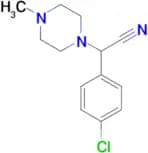 2-(4-CHLOROPHENYL)-2-(4-METHYLPIPERAZIN-1-YL)ACETONITRILE