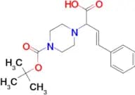 (3E)-2-{4-[(TERT-BUTYL)OXYCARBONYL]PIPERAZINYL}-4-PHENYLBUT-3-ENOIC ACID