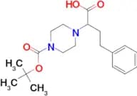 2-{4-[(TERT-BUTYL)OXYCARBONYL]PIPERAZINYL}-4-PHENYLBUTANOIC ACID