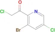 1-(3-BROMO-5-CHLOROPYRIDIN-2-YL)-2-CHLOROETHANONE