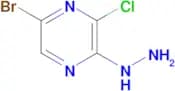 1-(5-BROMO-3-CHLOROPYRAZIN-2-YL)HYDRAZINE