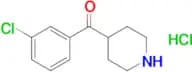 4-(3-CHLOROBENZOYL) PIPERIDINE HCL