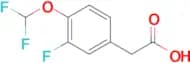 4-Difluoromethoxy-3-fluorophenylacetic acid