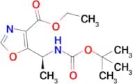 ETHYL 5-(L-N-BOC-ALA)-1,3-OXAZOLE-4-CARBOXYLATE