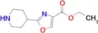 ETHYL 2-(4-PIPERIDINO)-1,3-OXAZOLE-4-CARBOXYLATE
