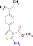 methyl 2-amino-4-(4-sec-butylphenyl)thiophene-3-carboxylate