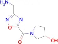 (3S)-1-{[3-(aminomethyl)-1,2,4-oxadiazol-5-yl]carbonyl}pyrrolidin-3-ol