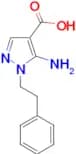 5-amino-1-(2-phenylethyl)-1H-pyrazole-4-carboxylic acid
