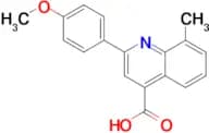 2-(4-methoxyphenyl)-8-methylquinoline-4-carboxylic acid