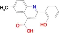 2-(2-hydroxyphenyl)-6-methylquinoline-4-carboxylic acid