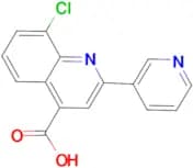 8-chloro-2-pyridin-3-ylquinoline-4-carboxylic acid