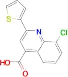 8-chloro-2-(2-thienyl)quinoline-4-carboxylic acid