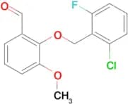 2-[(2-chloro-6-fluorobenzyl)oxy]-3-methoxybenzaldehyde