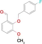 2-[(4-fluorobenzyl)oxy]-3-methoxybenzaldehyde