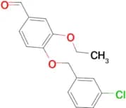 4-[(3-chlorobenzyl)oxy]-3-ethoxybenzaldehyde