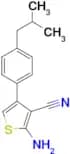 2-amino-4-(4-isobutylphenyl)thiophene-3-carbonitrile
