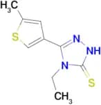 4-ethyl-5-(5-methyl-3-thienyl)-4H-1,2,4-triazole-3-thiol