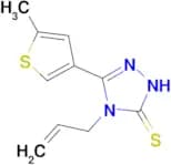 4-allyl-5-(5-methyl-3-thienyl)-4H-1,2,4-triazole-3-thiol