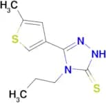 5-(5-methyl-3-thienyl)-4-propyl-4H-1,2,4-triazole-3-thiol