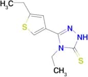 4-ethyl-5-(5-ethyl-3-thienyl)-4H-1,2,4-triazole-3-thiol