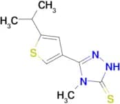 5-(5-isopropyl-3-thienyl)-4-methyl-4H-1,2,4-triazole-3-thiol