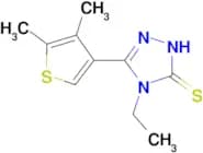 5-(4,5-dimethyl-3-thienyl)-4-ethyl-4H-1,2,4-triazole-3-thiol