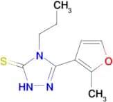 5-(2-methyl-3-furyl)-4-propyl-4H-1,2,4-triazole-3-thiol
