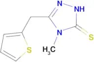 4-methyl-5-(2-thienylmethyl)-4H-1,2,4-triazole-3-thiol